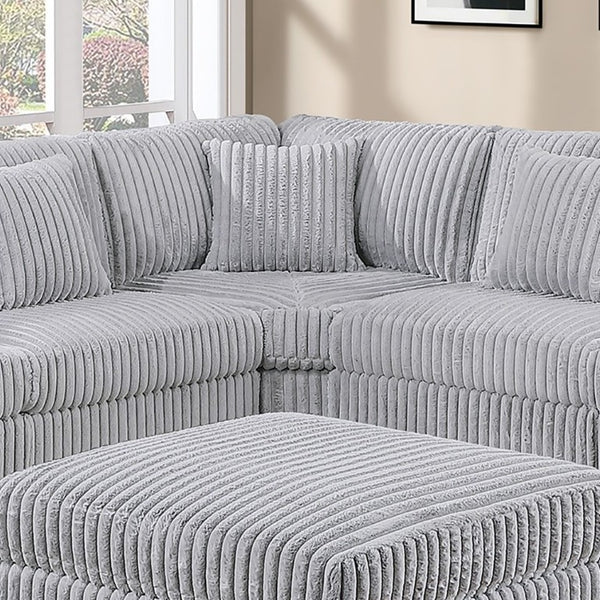 English Elm Reclining 3 Piece Top Grain Leather Sofa Set with Pocket Coil Cushions Modern Living Room Gray, Mink Corduroy B011P593068