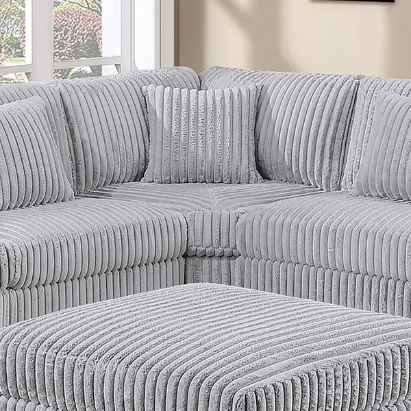 English Elm Reclining 3 Piece Top Grain Leather Sofa Set with Pocket Coil Cushions Modern Living Room Gray, Mink Corduroy B011P593068