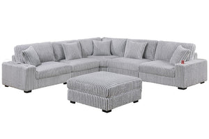 English Elm Reclining 3 Piece Top Grain Leather Sofa Set with Pocket Coil Cushions Modern Living Room Gray, Mink Corduroy B011P593068