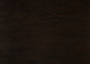 English Elm Contemporary Queen Panel Bed Cherry Veneer White Routed Inserts Gold Trim Bedroom B011S00662