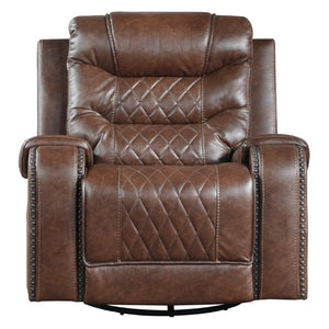 English Elm Luxurious Faux Leather 3 Piece Reclining Sofa Set with USB Ports and Power Outlets B011S01101