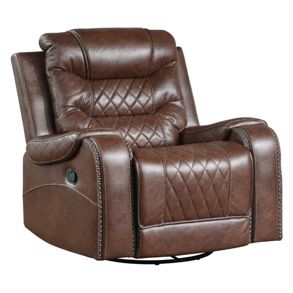 English Elm Luxurious Faux Leather 3 Piece Reclining Sofa Set with USB Ports and Power Outlets B011S01101