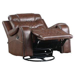 English Elm Luxurious Faux Leather 3 Piece Reclining Sofa Set with USB Ports and Power Outlets B011S01101