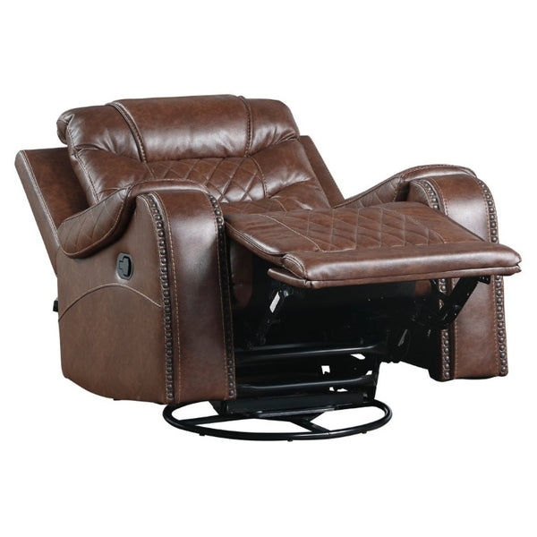 English Elm Luxurious Faux Leather 3 Piece Reclining Sofa Set with USB Ports and Power Outlets B011S01101