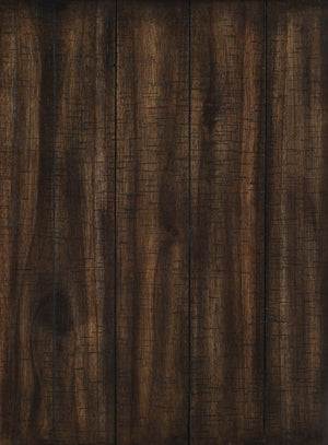 English Elm Solid Acacia Queen Bed Tall Headboard Driftwood Charcoal Finish Transitional Bedroom B011S01123