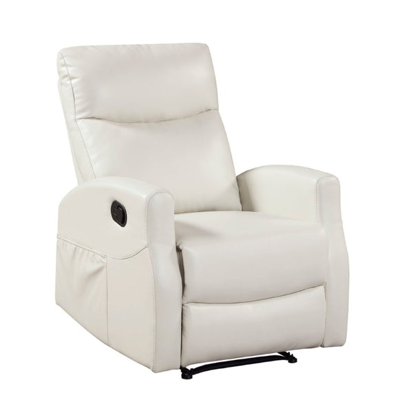 English Elm Contemporary Wall Hugger Reclining Sofa Set Faux Leather Pocket Coil Living Room B011S02514