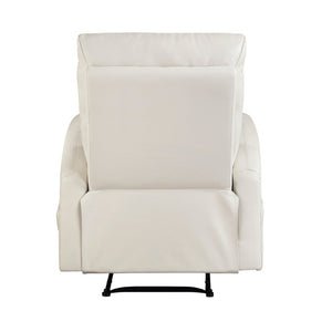 English Elm Contemporary Wall Hugger Reclining Sofa Set Faux Leather Pocket Coil Living Room B011S02514
