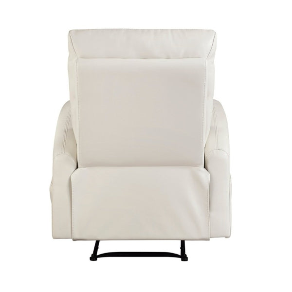 English Elm Contemporary Wall Hugger Reclining Sofa Set Faux Leather Pocket Coil Living Room B011S02514