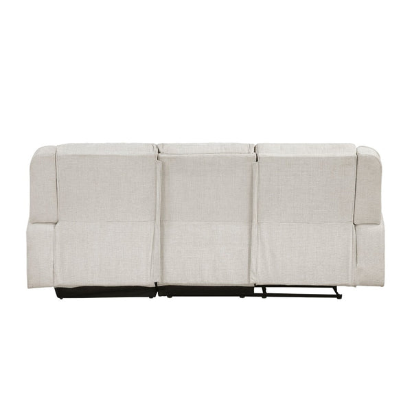 English Elm Luxury Chenille Reclining Sectional with Chaise Console Cup Holders Family Room B011S02561