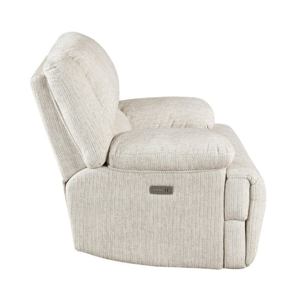 English Elm Modern Power Reclining 3Pc Living Room Set with USB Ports and Microfiber Seating B011S02563