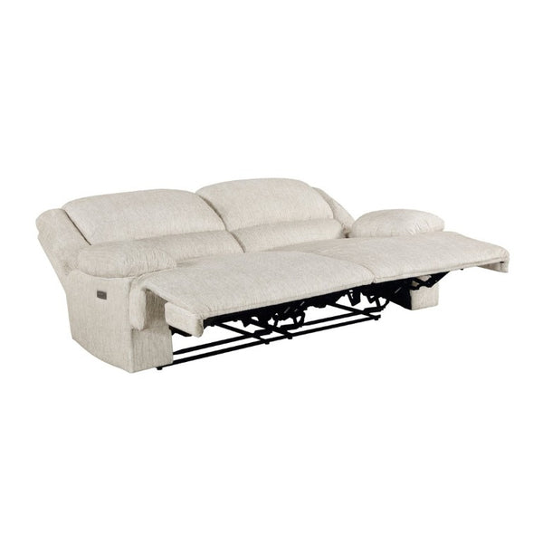 English Elm Modern Power Reclining 3Pc Living Room Set with USB Ports and Microfiber Seating B011S02563