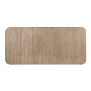 English Elm Beautiful Oak Veneer Extendable Dining Table Seats 8 Transitional Farmhouse Style B011S02581