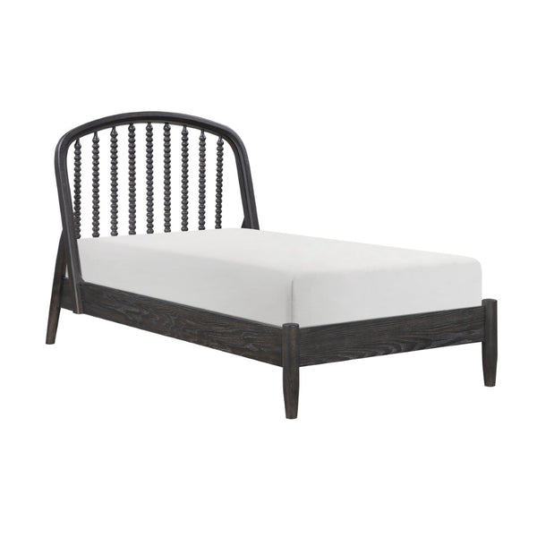 English Elm Elegant Spindle Arch Twin Platform Bed Espresso Wood Jenny Lind Farmhouse Frame B011S02587