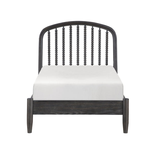 English Elm Elegant Spindle Arch Twin Platform Bed Espresso Wood Jenny Lind Farmhouse Frame B011S02587