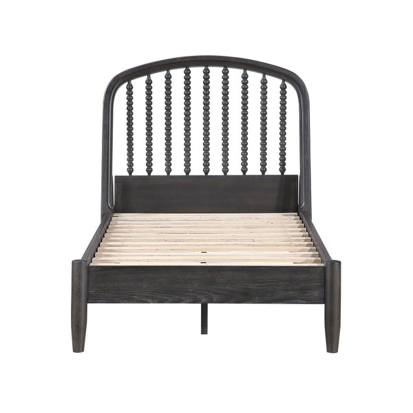 English Elm Elegant Spindle Arch Twin Platform Bed Espresso Wood Jenny Lind Farmhouse Frame B011S02587