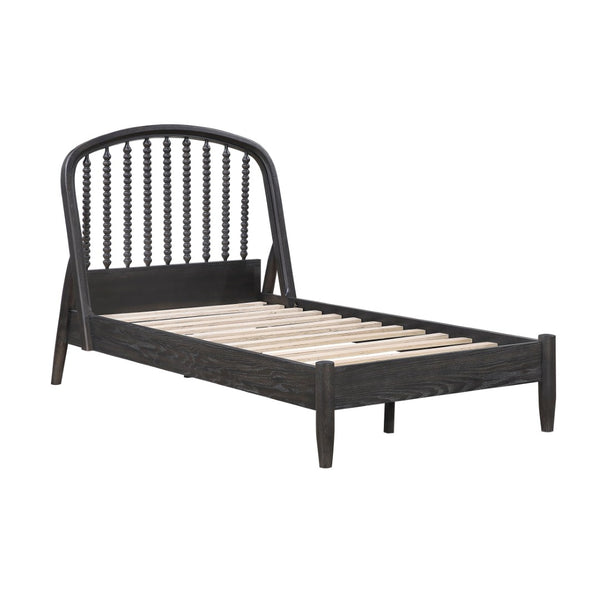 English Elm Elegant Spindle Arch Twin Platform Bed Espresso Wood Jenny Lind Farmhouse Frame B011S02587
