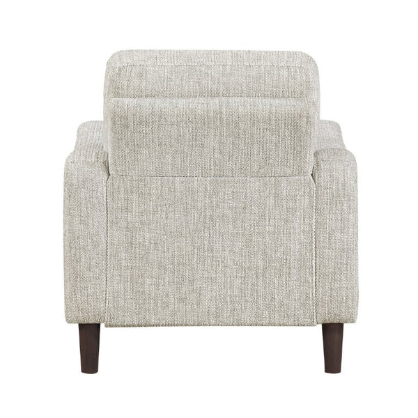 English Elm Modern Mid-Century Chenille Sofa Loveseat Chair Set with Pocket Coil Wood Frame Taupe B011S02608