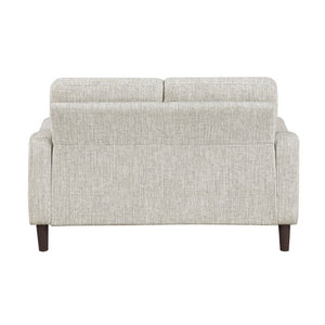 English Elm Modern Mid-Century Chenille Sofa Loveseat Chair Set with Pocket Coil Wood Frame Taupe B011S02608