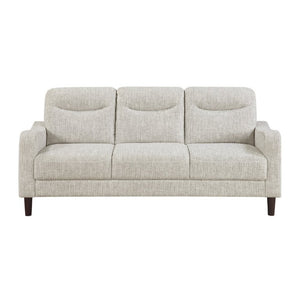 English Elm Modern Mid-Century Chenille Sofa Loveseat Chair Set with Pocket Coil Wood Frame Taupe B011S02608