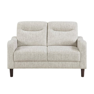 English Elm Modern Mid-Century Chenille Sofa Loveseat Chair Set with Pocket Coil Wood Frame Taupe B011S02608