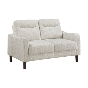 English Elm Modern Mid-Century Chenille Sofa Loveseat Chair Set with Pocket Coil Wood Frame Taupe B011S02608