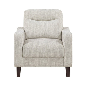 English Elm Modern Mid-Century Chenille Sofa Loveseat Chair Set with Pocket Coil Wood Frame Taupe B011S02608