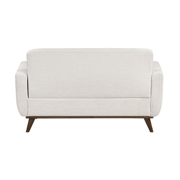 English Elm Contemporary Tufted Fabric Sofa Set with Pocket Coil Support and Solid Wood Legs B011S02617