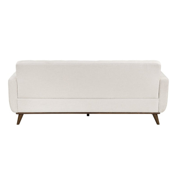 English Elm Contemporary Tufted Fabric Sofa Set with Pocket Coil Support and Solid Wood Legs B011S02617
