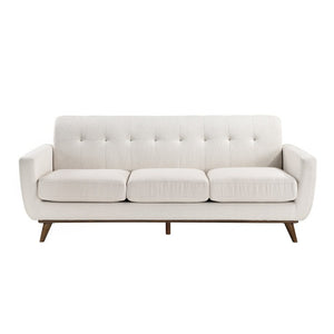 English Elm Contemporary Tufted Fabric Sofa Set with Pocket Coil Support and Solid Wood Legs B011S02617