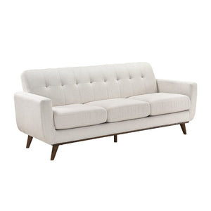 English Elm Contemporary Tufted Fabric Sofa Set with Pocket Coil Support and Solid Wood Legs B011S02617