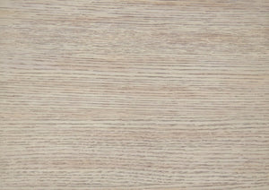 English Elm Modern California King Arched Upholstered Bed Oak Veneer Frame Beige Fabric Headboard B011S02621