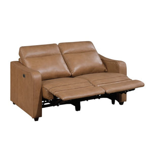 English Elm Modern Power Reclining Sofa Set Faux Leather Three Piece with USB Charging Zero Wall B011S02628