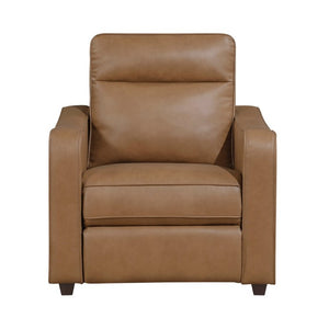English Elm Modern Power Reclining Sofa Set Faux Leather Three Piece with USB Charging Zero Wall B011S02628