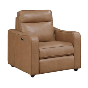 English Elm Modern Power Reclining Sofa Set Faux Leather Three Piece with USB Charging Zero Wall B011S02628