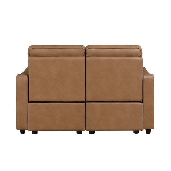 English Elm Modern Power Reclining Sofa Set Faux Leather Three Piece with USB Charging Zero Wall B011S02628