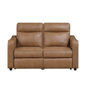 English Elm Modern Power Reclining Sofa Set Faux Leather Three Piece with USB Charging Zero Wall B011S02628