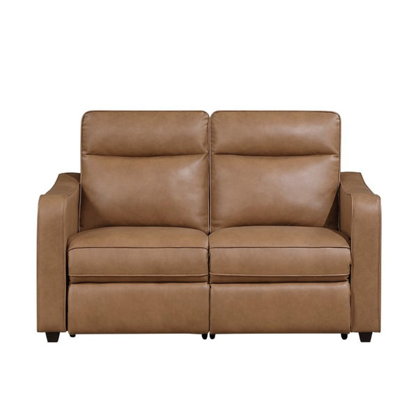 English Elm Modern Power Reclining Sofa Set Faux Leather Three Piece with USB Charging Zero Wall B011S02628