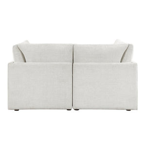 English Elm Modern Chenille Sofa and Loveseat Set with Pocket Coil Support for Living Rooms B011S02645