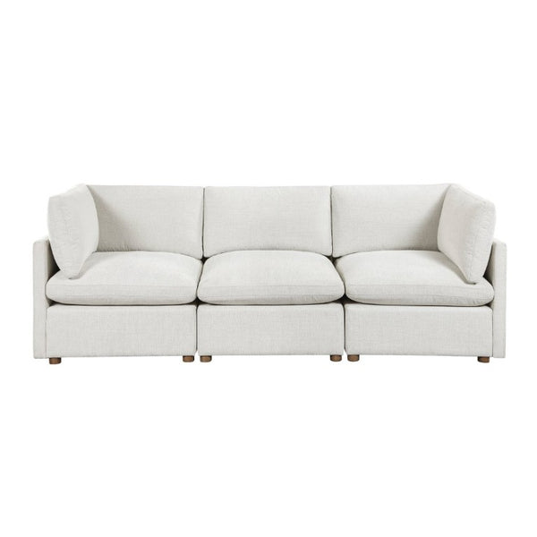 English Elm Modern Chenille Sofa and Loveseat Set with Pocket Coil Support for Living Rooms B011S02645