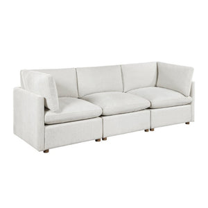 English Elm Modern Chenille Sofa and Loveseat Set with Pocket Coil Support for Living Rooms B011S02645