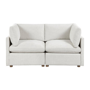 English Elm Modern Chenille Sofa and Loveseat Set with Pocket Coil Support for Living Rooms B011S02645