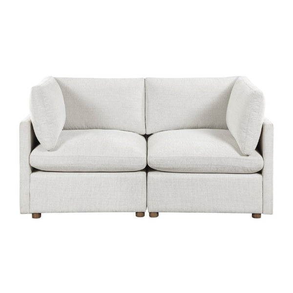 English Elm Modern Chenille Sofa and Loveseat Set with Pocket Coil Support for Living Rooms B011S02645