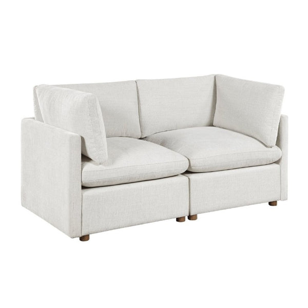 English Elm Modern Chenille Sofa and Loveseat Set with Pocket Coil Support for Living Rooms B011S02645