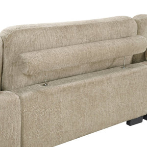 English Elm Contemporary Modular Sectional Sofa with Pocket Coil Cushions and Microfiber Upholstery B011S02685