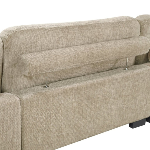 English Elm Contemporary Modular Sectional Sofa with Pocket Coil Cushions and Microfiber Upholstery B011S02685