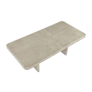 English Elm Modern Expandable Oak Veneer Dining Table with Pedestal Base Seats Six for Gatherings B011S02722