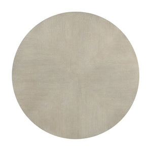 English Elm Modern Round Pedestal Dining Table Oak Veneer Wire Brushed Gray Seats Four B011S02727