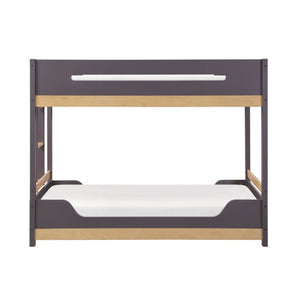 English Elm Contemporary Twin Over Bunk Bed Solid Wood Frame with Full Length Guard Rails B011S02736