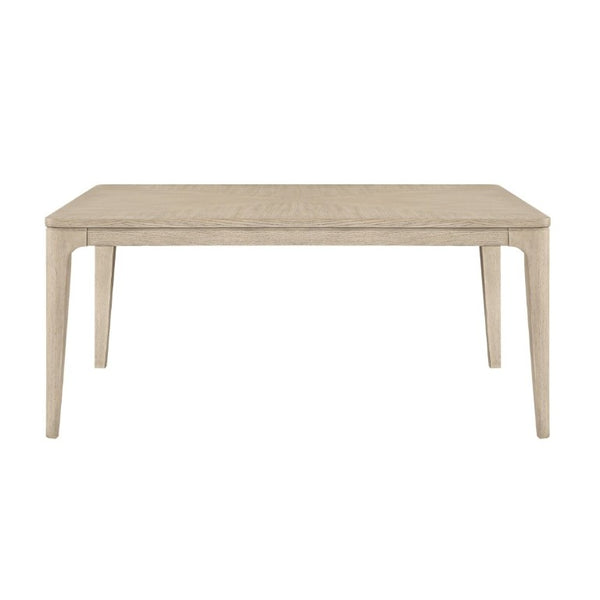 English Elm Modern Oak Veneer Extendable Dining Set with Four Upholstered Chairs in Gray Finish B011S02756
