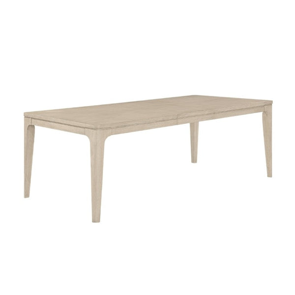 English Elm Modern Oak Veneer Extendable Dining Set with Four Upholstered Chairs in Gray Finish B011S02756
